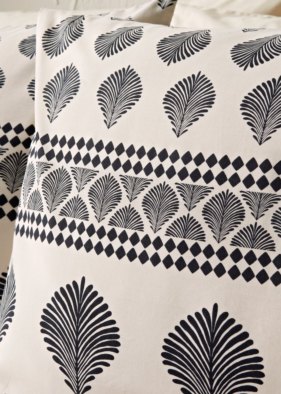 Natural Art Deco Fan Duvet Set