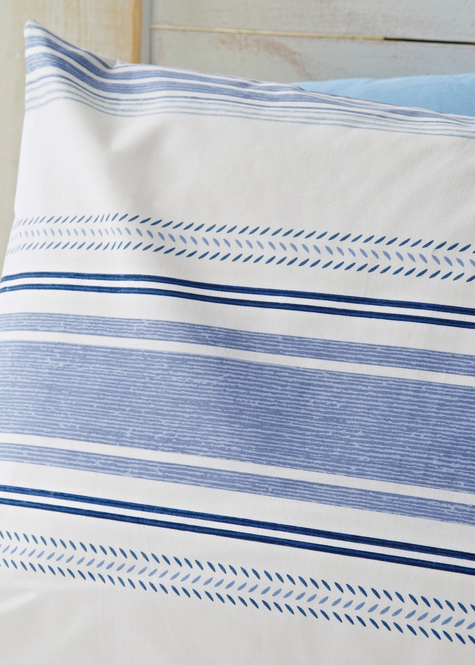 Blue Nautical Stripe Duvet Set