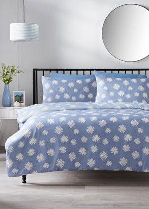 Blue Daisies Duvet Set