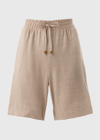 Stone Knee Length Shorts