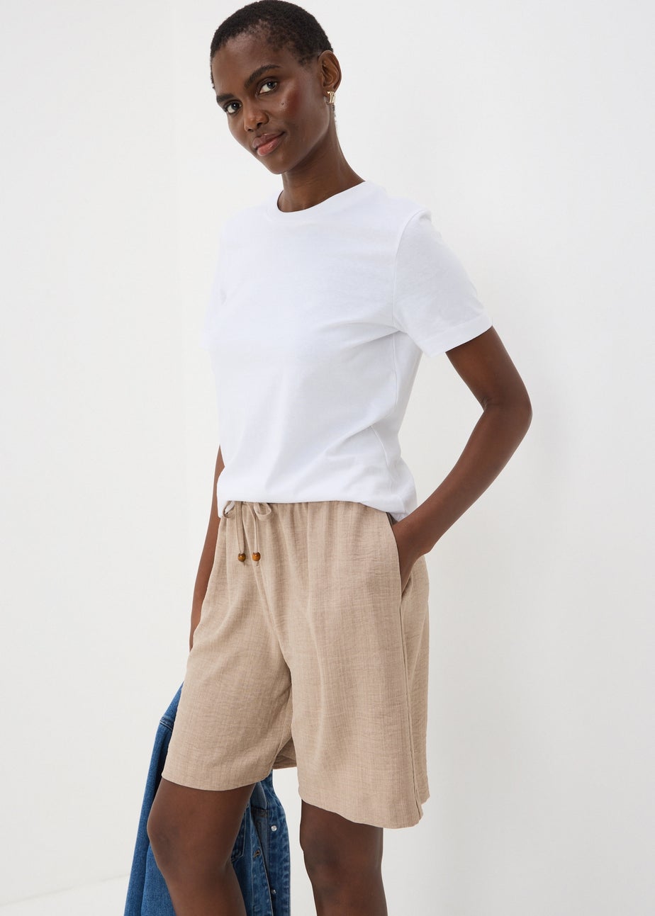 Stone Knee Length Shorts