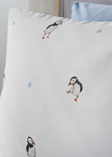 Cream Puffin Duvet Set