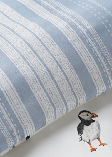 Cream Puffin Duvet Set