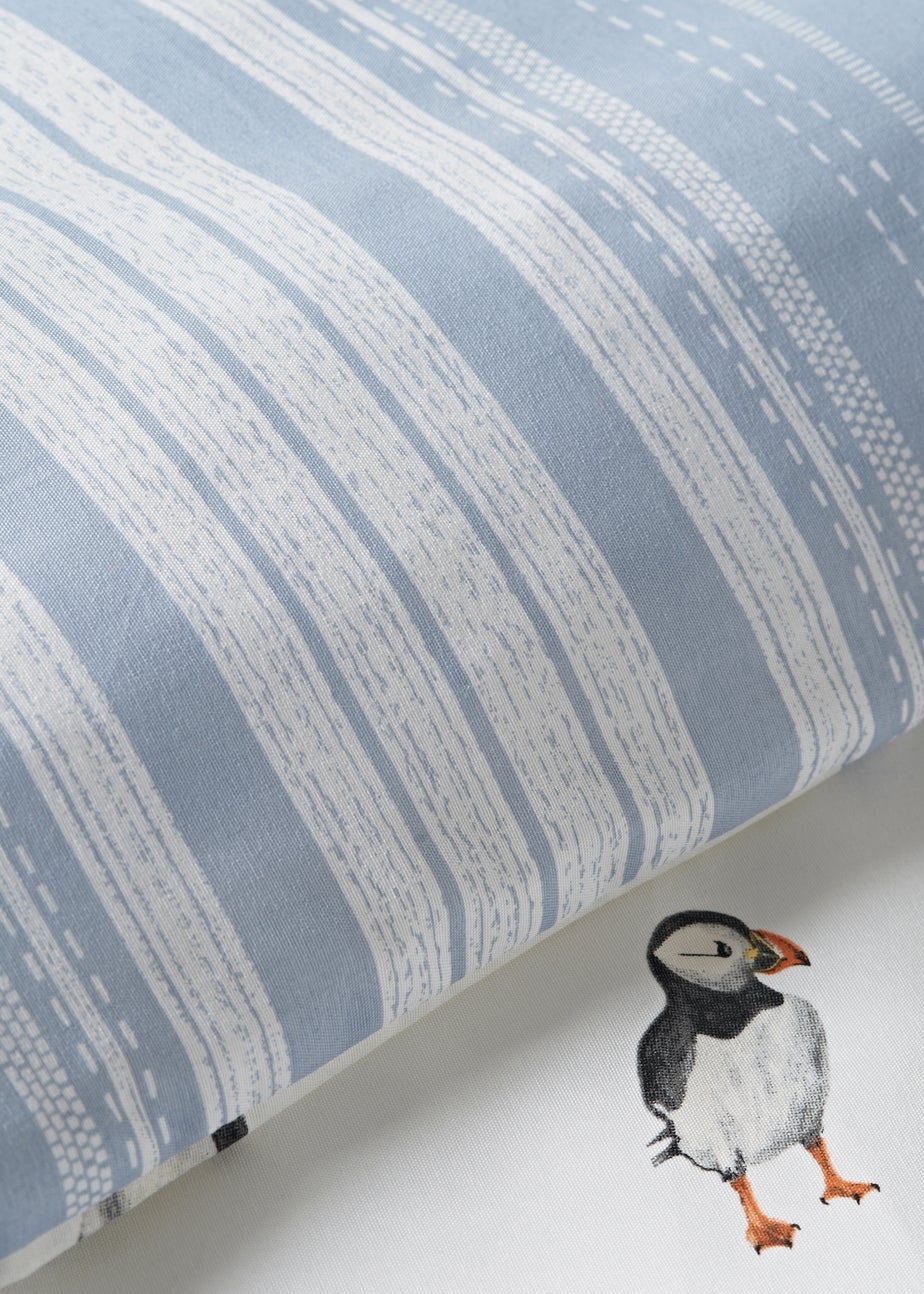 Cream Puffin Duvet Set