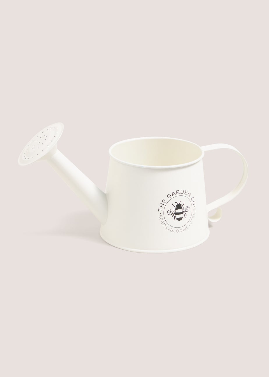 White Watering Can