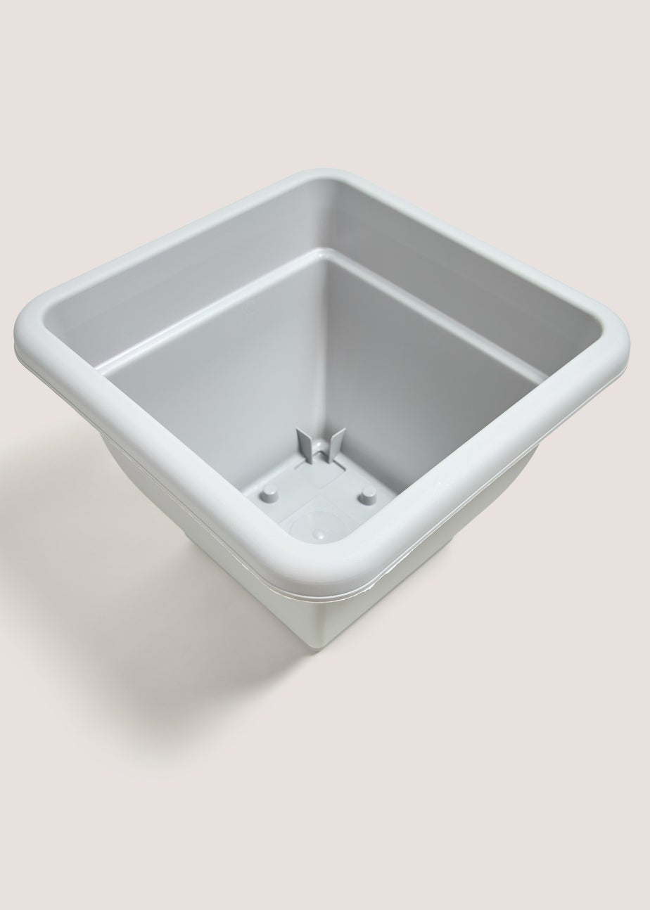 Grey Square Small Planter