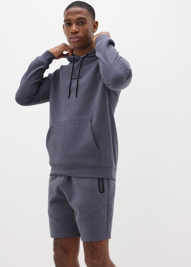 Souluxe Blue Drawcord Hoodie