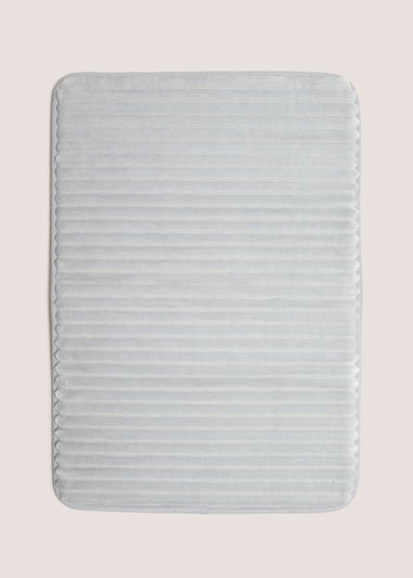 Grey Memory Foam Bathmat