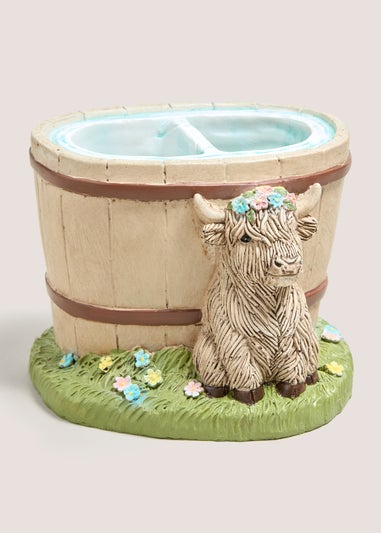 Highland Cow Sink Tidy