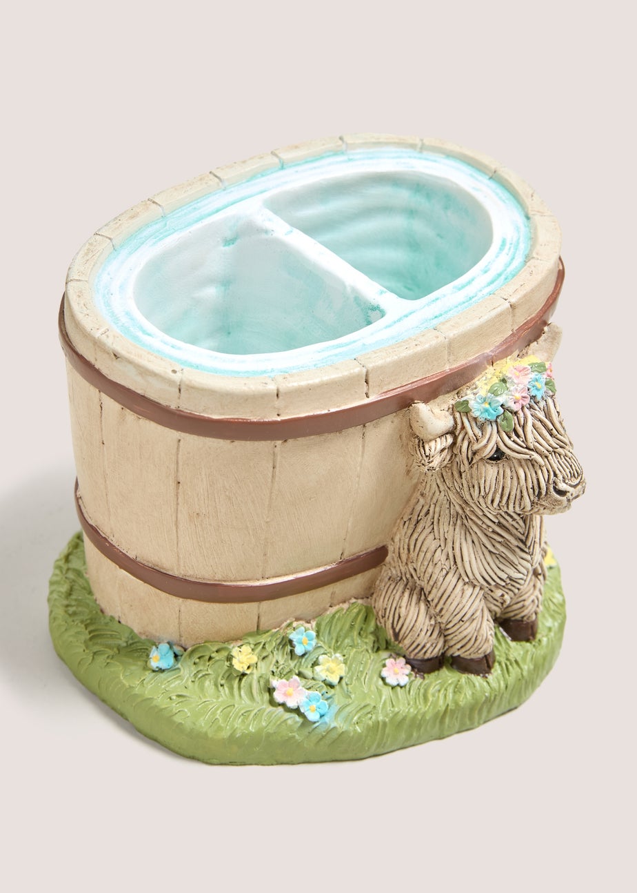 Highland Cow Sink Tidy