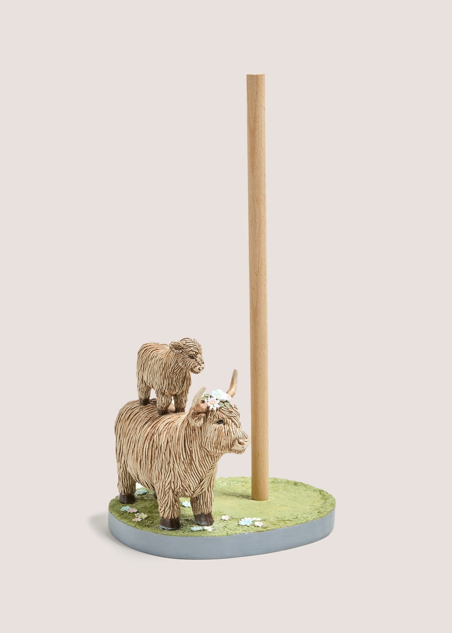 Highland Cow Toilet Roll Holder