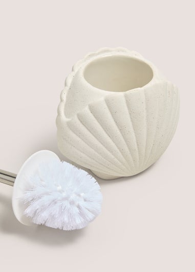 Cream Shell Toilet Brush