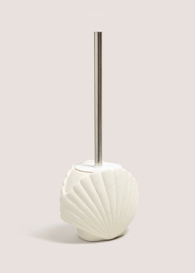 Cream Shell Toilet Brush