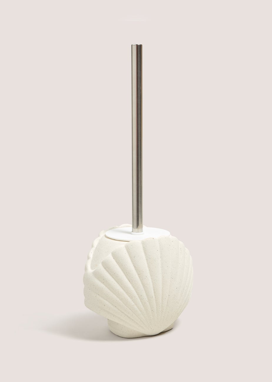Cream Shell Toilet Brush