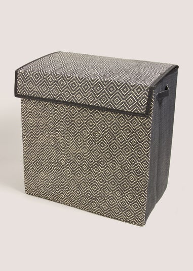 Casa Patterned Double Laundry Basket