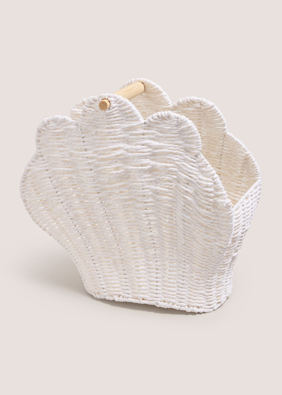 White Shell Basket