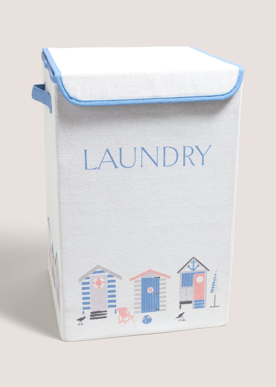 Beach House Collapsible Laundry Basket