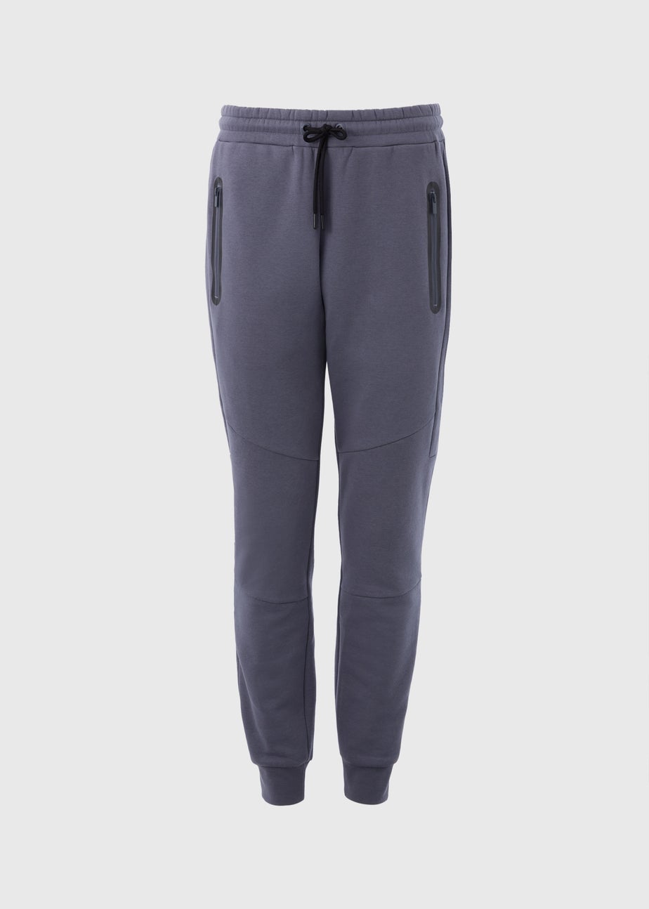 Blue Panel Jogging Bottoms