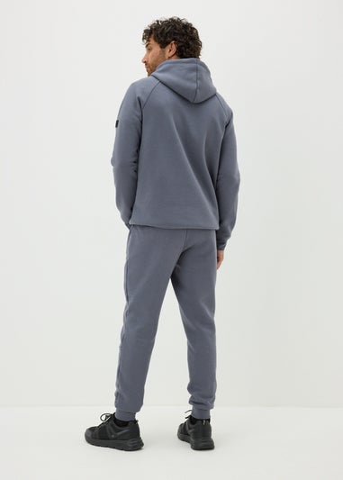 Blue Panel Jogging Bottoms