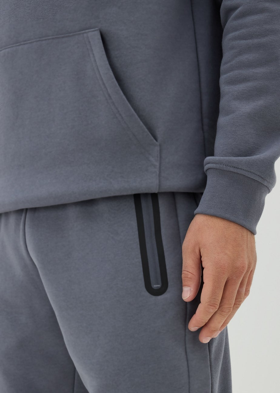 Blue Panel Jogging Bottoms