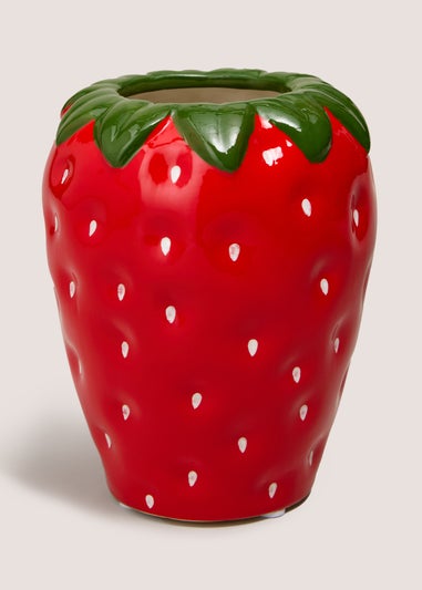 Red Strawberry Vase
