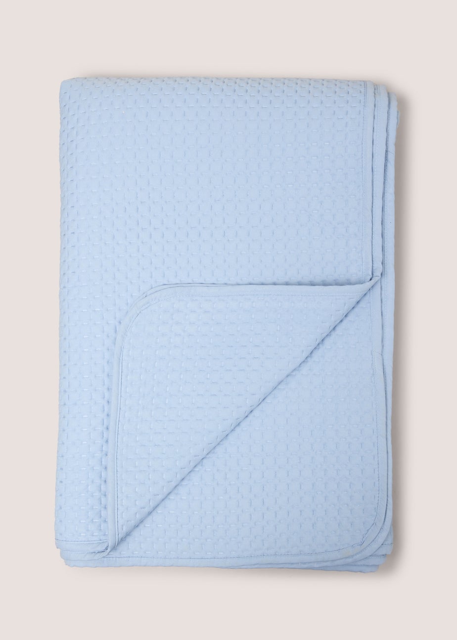 Blue Washed Pinsonic Bedspread