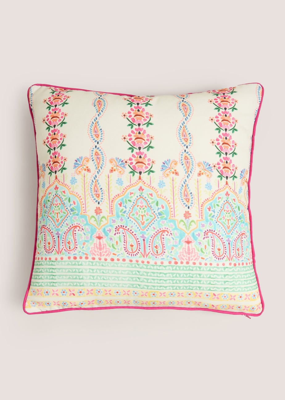 Pink Paradise Tile Cushion