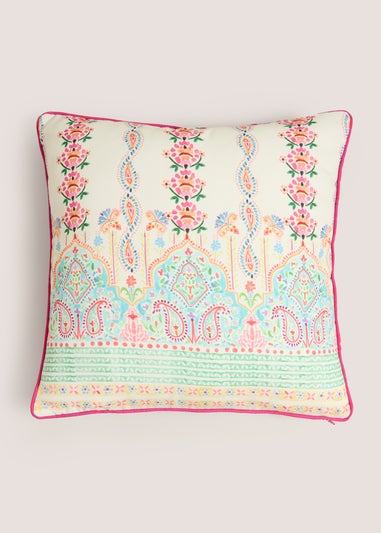 Pink Paradise Tile Cushion