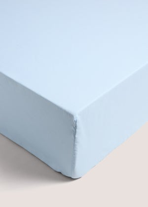 Blue Deep Fit Bed Sheet