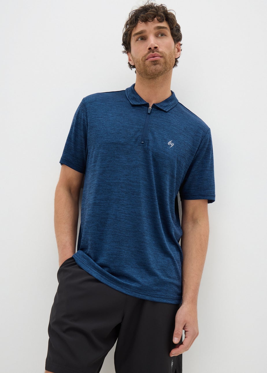 Souluxe Blue Golf Polo