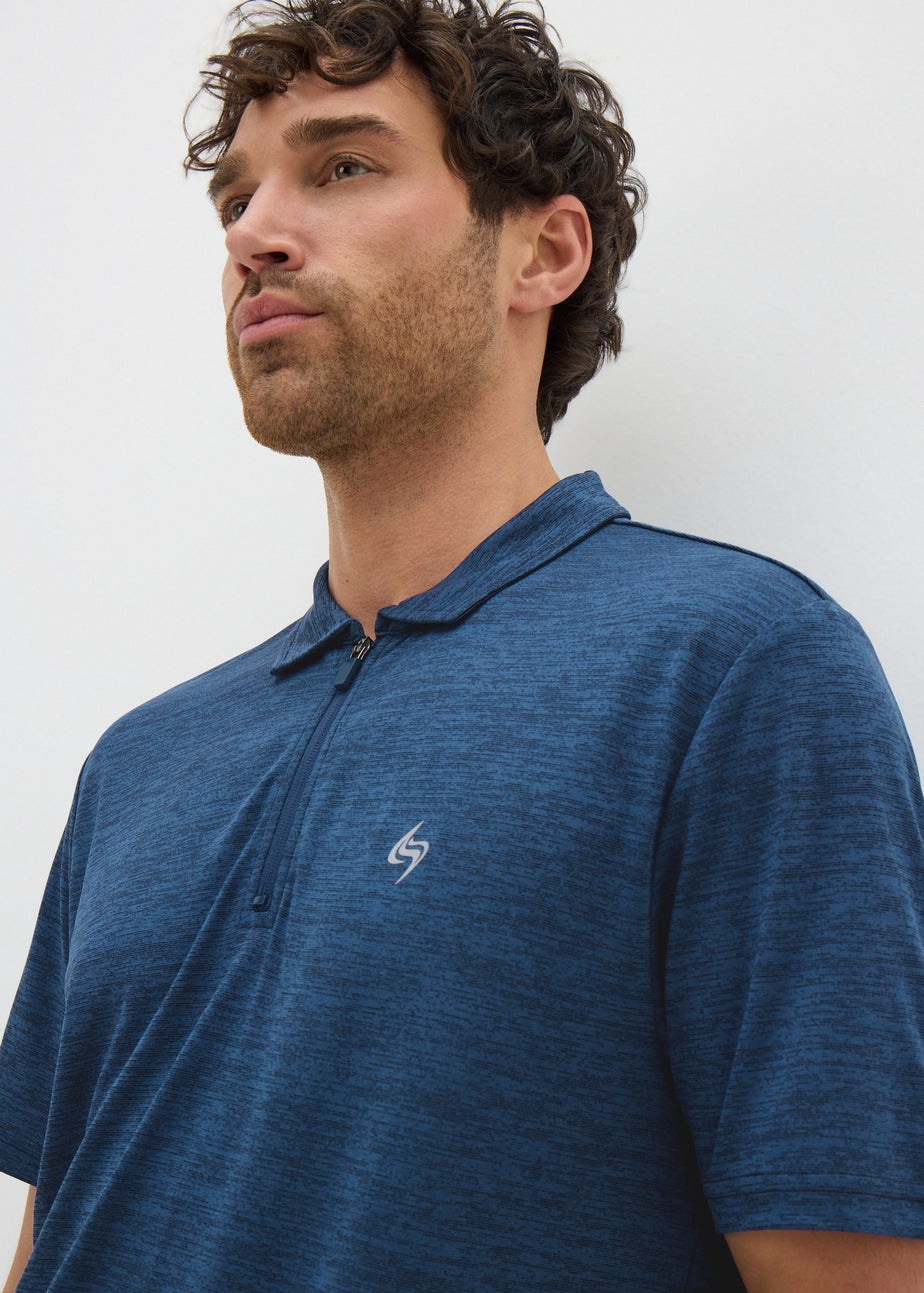 Souluxe Blue Golf Polo