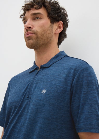 Souluxe Blue Golf Polo