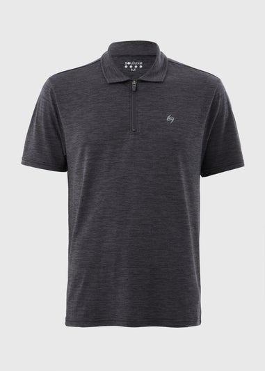 Souluxe Black Golf Polo Shirt