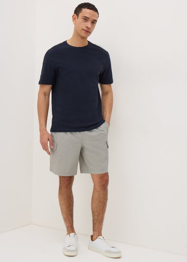 Ice Grey Smart Cargo Shorts