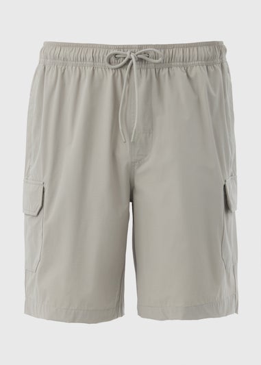 Ice Grey Smart Cargo Shorts