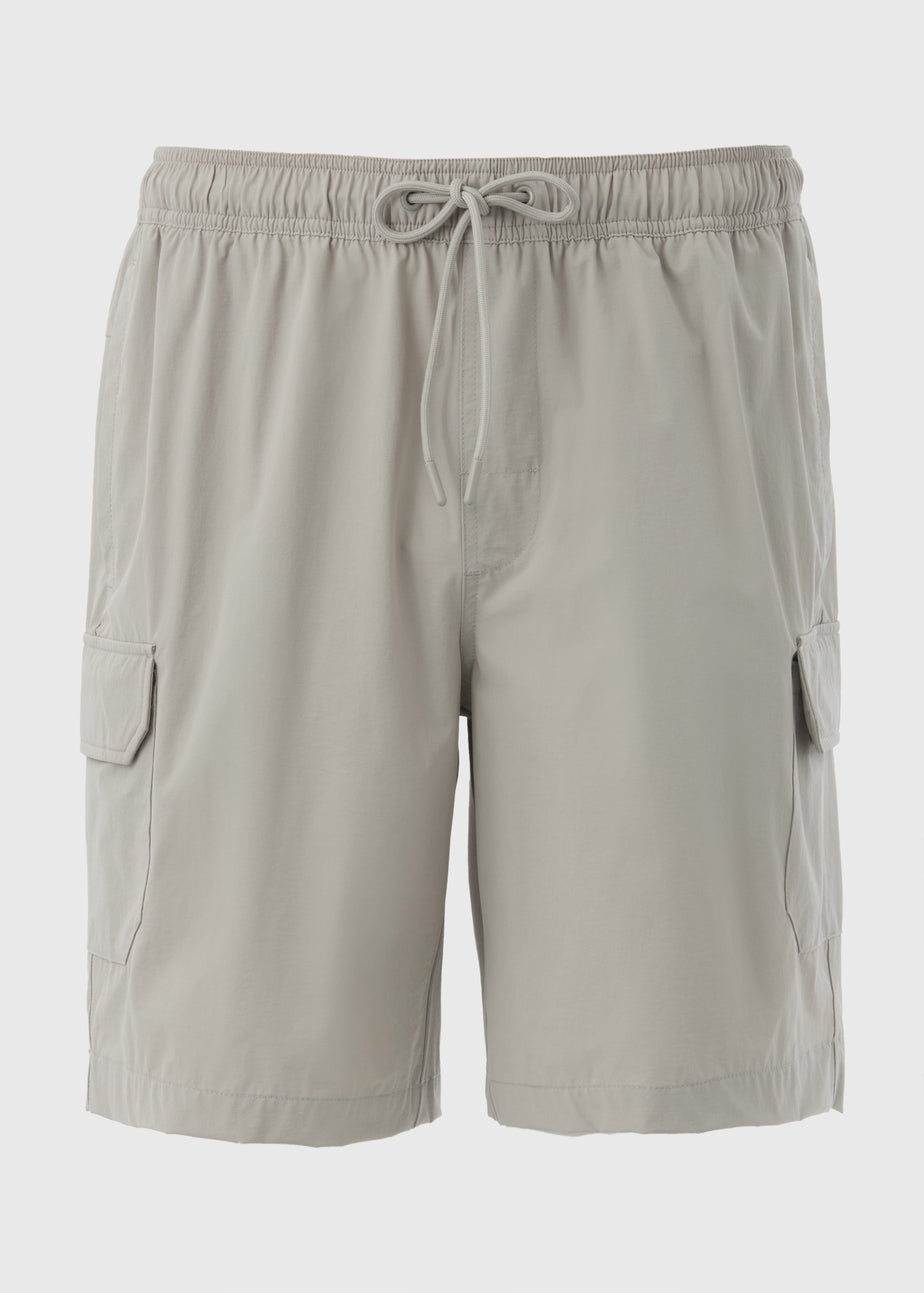 Ice Grey Smart Cargo Shorts