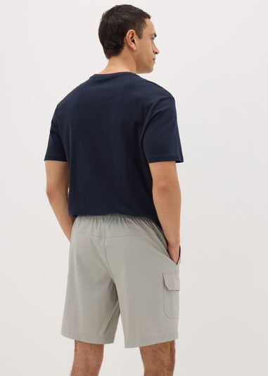 Ice Grey Smart Cargo Shorts