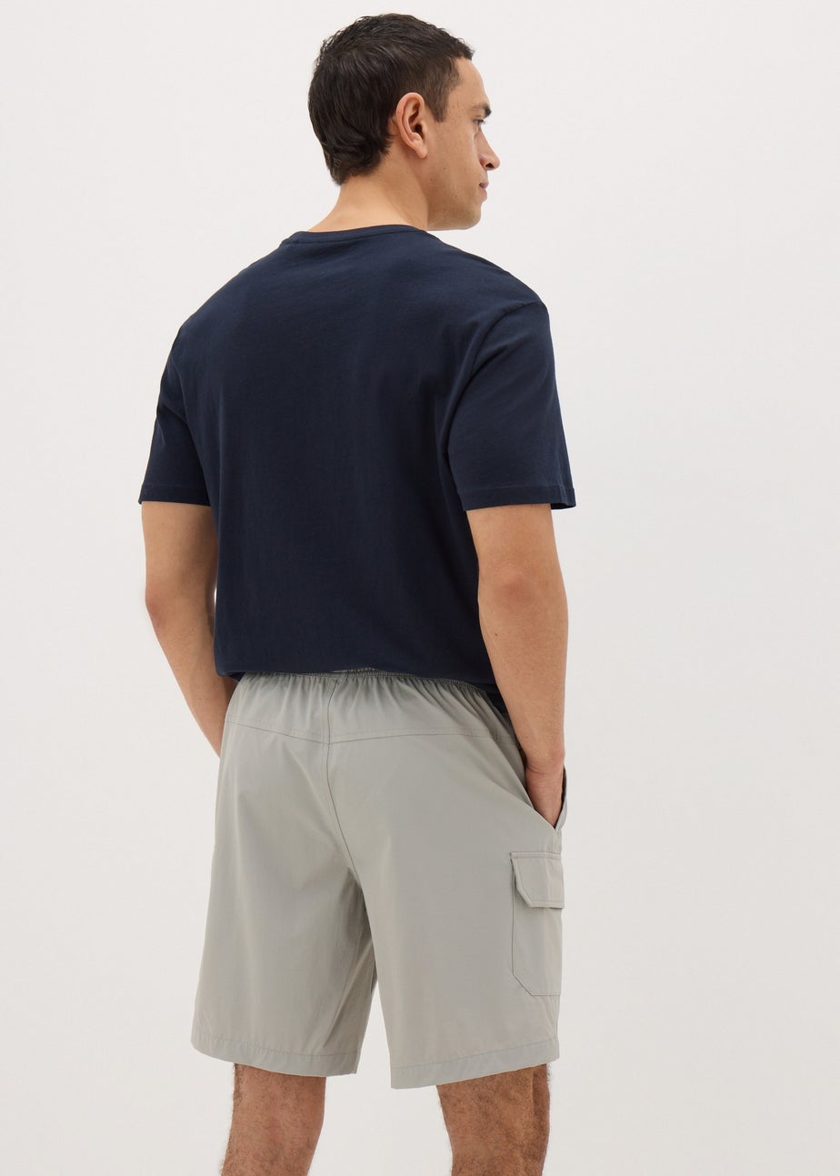 Ice Grey Smart Cargo Shorts