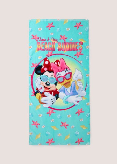 Kids Blue Minnie & Daisy Beach Towel