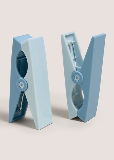 Blue Beach Towel Clips