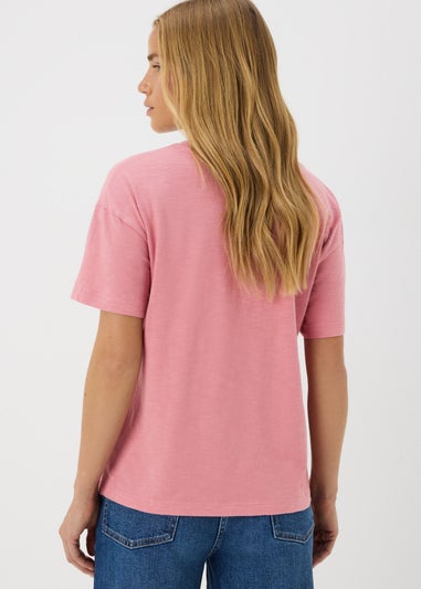 Pink Lace Flower T-Shirt