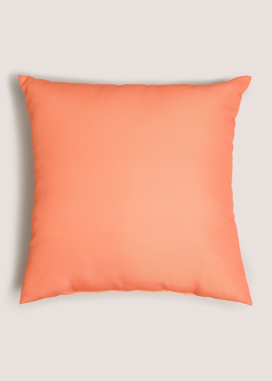 Orange Outdoor Reversible Cushion
