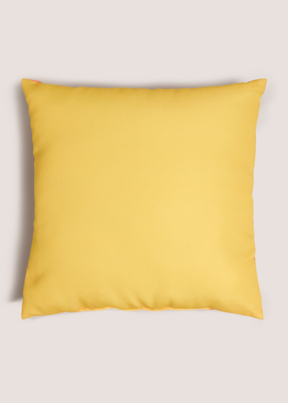 Orange Outdoor Reversible Cushion