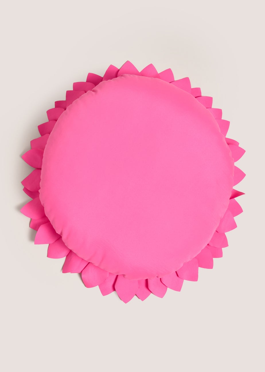 Pink Flower Cushion