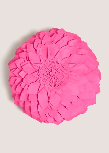 Pink Flower Cushion
