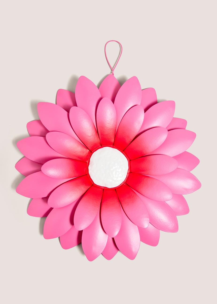 Pink Metal Flower Garden Decoration