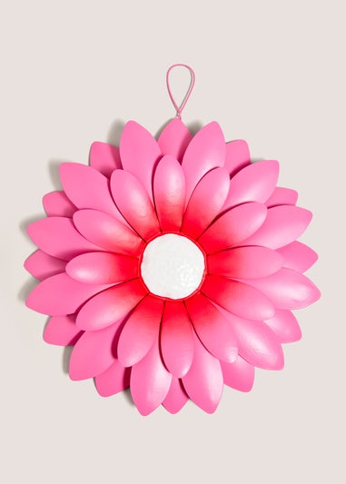 Pink Metal Flower Garden Decoration