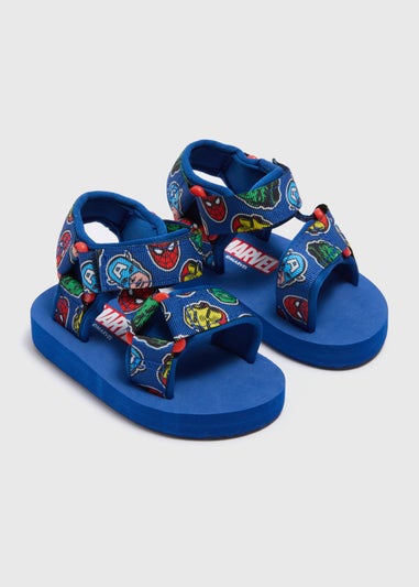 Avengers Boys Navy Trekker Sandals (Younger 4-12)