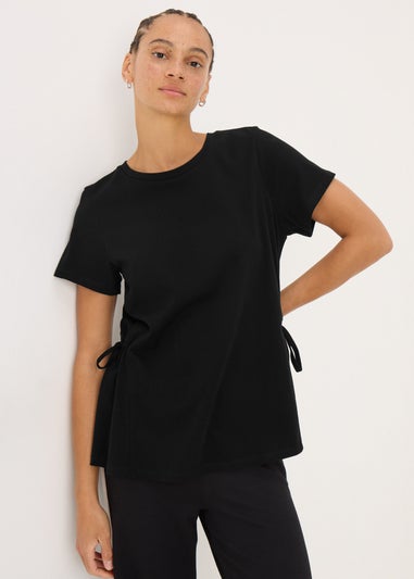 Black Tie Side T-Shirt