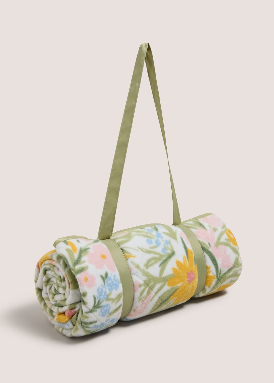 Multicolour Floral Picnic Blanket